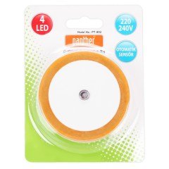 PANTHER PT-892 GECE LAMBASI 4 LED OTOMATİK SENSÖRLÜ 240V 50-60HZ GECE LAMBASI
