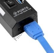 FULLY S-8021 4 PORT USB 3.0V ANAHTARLI IŞIKLI USB ÇOKLAYICI