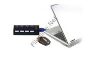 FULLY S-8021 4 PORT USB 3.0V ANAHTARLI IŞIKLI USB ÇOKLAYICI