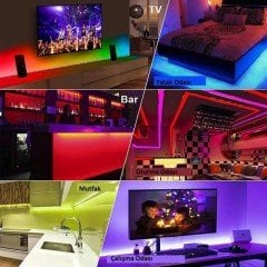 LASS TVL 21 TV ARKASI 1MT RGB USB LED IŞIK KUMANDALI TV ARKASI 100CM LED IŞIK