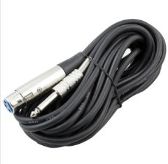 FULLY G526F MİKROFON KABLOSU 5 METRE 6.3MM GİTAR-XLR DİŞİ MİKROFON KABLOSU