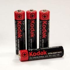 Kodak Extra Heavy Duty Pil İnce Kalem Pil AAA x4 1.5V Blisterli 4'lü