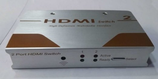PCT MH21 HDMI Switch 2Li Auto Kumandalı 1X2 V1.2 1080P HDMI Switch