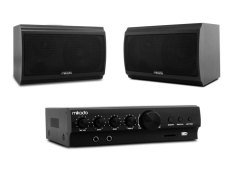 MİKADO MD-2552 TOPLANTI ANFİSİ 60W 62DB  RCA/AUX/SD MİKROFON DESTEKLİ SİYAH TOPLANTI ANFİSİ SPEAKER