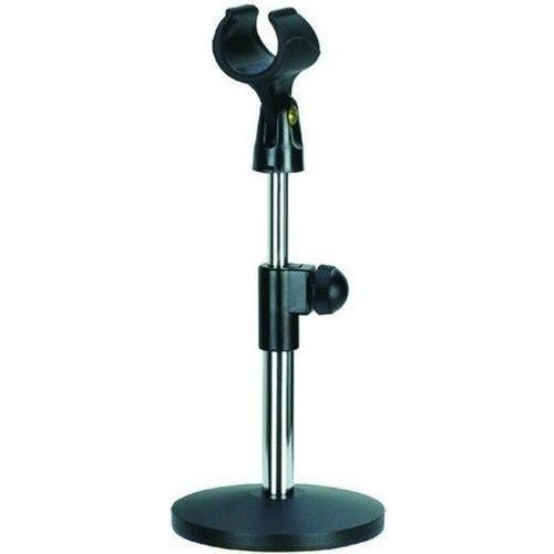 GOLD AUDIO MS-25 MİKROFON SEHPASI 25-40BOY MASA ÜSTÜ KÜRSÜ MİKROFON SEHPASI+TUTUCU