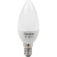 ARS T11-C37 LED AMPUL 5W 6000 KELVİN E14 DUYLU BEYAZ LED AMPUL