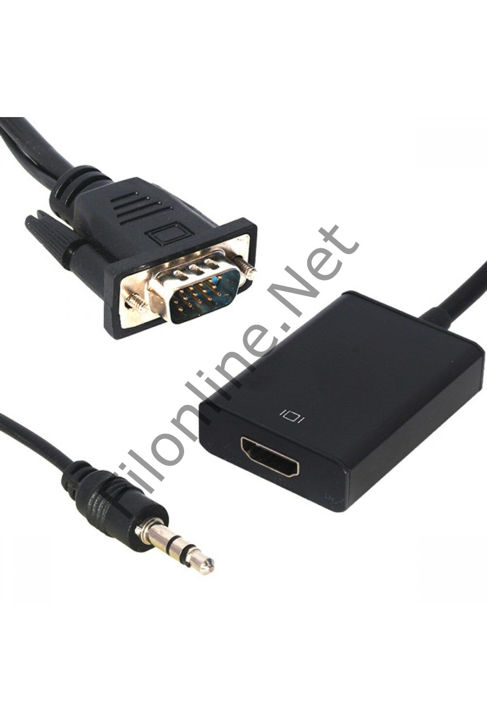 FULLY G-537K VGA ERKEK TO HDMI DİŞİ DÖNÜŞTÜRÜCÜ KABLO