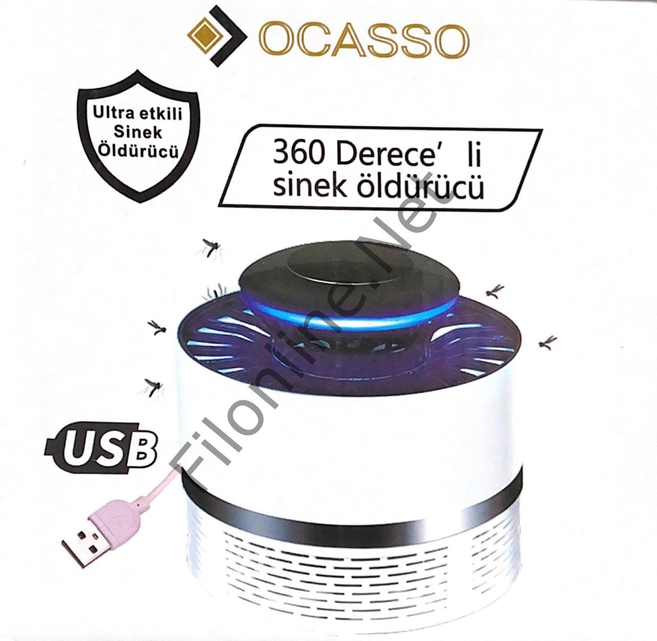 OCASSO OCS-0031 USB,'Lİ 360 DERECE'Lİ SİNEK ÖLDÜRÜCÜ