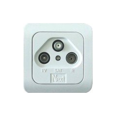UYDU PRİZİ SONLU SIVA ÜSTÜ UYDU PRİZİ DUVAR SOKETİ  NEXT YE-3001
