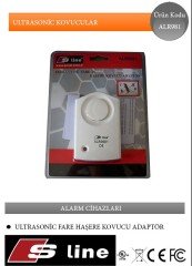 S-LINE ALR-0981 FARE KOVUCU ULTRASONİK SES DALGALARI AC 230V 50-60HZ 1,5W FARE VE HAŞERE KOVUCU