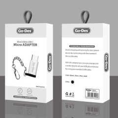 GO-DES GD-CT10 ÇEVİRİCİ ADAPTÖR TYPE-C ÇEVİRİCİ MICRO ADAPTÖR ANAHTARLIKLI MICRO USB TO USB-C