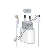 APPLE A2347 IPHONE 14 PRO MAX 20W USB-C POWER ADAPTÖR + USB-C LIGHTNING KABLO IPHONE ŞARJ ALETİ