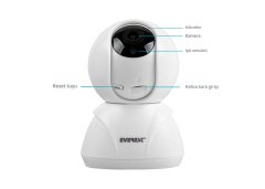 EVEREST DF-841W ÜVENLİK KAMERASI 2.0MP  IP SMART WİFİ NETWORK TF CARD GÜVENLİK KAMERASI