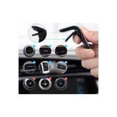 ARAÇ İÇİ TELEFON TUTUCU  5 ADET NEODİMYUM MIKNATISLI 360° DÖNDÜRÜLEN ARAÇ İÇİ TELEFON TUTUCU KIRMIZI