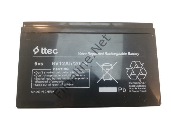 TTEC  6V 12AH / 20 HR  KURU AKÜ
