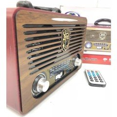 EVERTON RT-853 RADYO 220V 50 HZUSB/SD/FM/AM/MP3/AUXBLUETOOTHLU KUMANDALI ŞARJLI MÜZİK KUTUSU RADYO