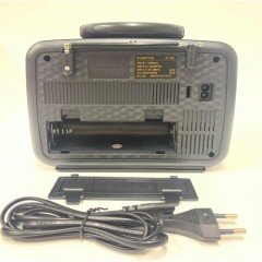 EVERTON RT-807 RADYO 4OHM 220V 50HZ  FM-USB-SD-BT-SD-TF-MP3-AUX  ŞARJLI BLUETOOTHLU NOSTALJİK RADYO
