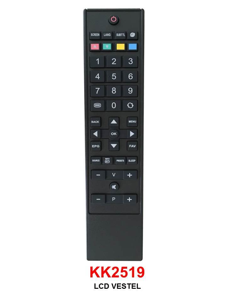 LCD TELEVİZYON KUMANDASI VESTEL LCD UZAKTAN TELEVİZYON KUMANDASI KK2519