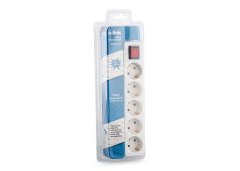 S-LINK SPG7-5-20 PRİZ 2M 5'Lİ 500 JOULE 3G 3680W  AKIM KORUMALI PRİZ