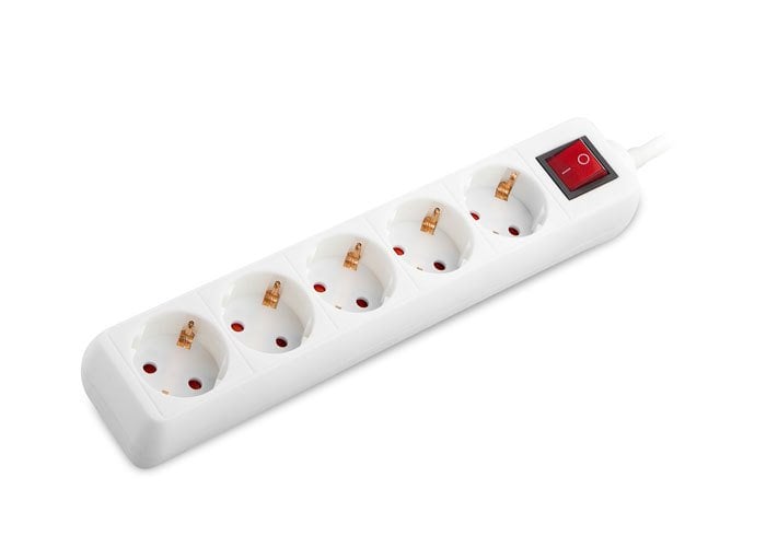 S-LINK SPG7-5-20 PRİZ 2M 5'Lİ 500 JOULE 3G 3680W  AKIM KORUMALI PRİZ