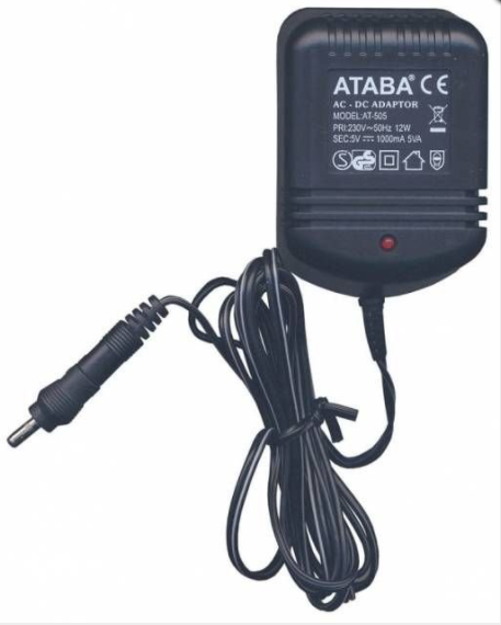 ATABA AT-505 ADAPTÖR 12W 230V /50HZ 1000MA 5 V DC AC/DC MODEM ADAPTÖRÜ