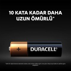 DURACELL 2'Lİ D BÜYÜK BOY 1.5V TEK KULLANIMLIK PİL LR20