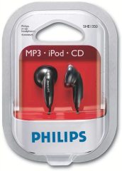 PHILIPS SHE1350/00 KULAKLIK 32 OHM 50MW 100DB KULAKİÇİ BASS SİSTEMİ KULAKLIK