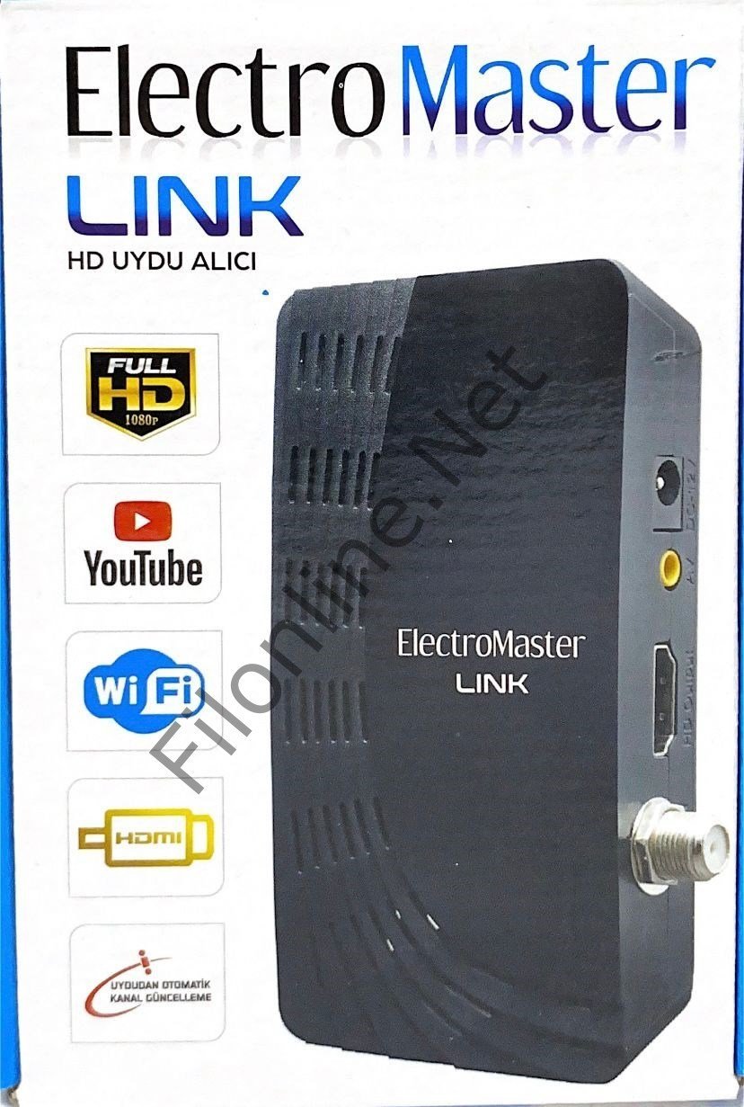 ELECTROMASTER LINK 5000 KANAL FULL HD 1080P USB- WIFI-HD UYDU ALICISI