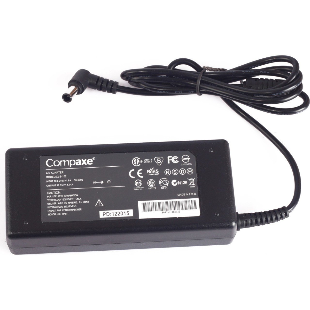 COMPAXE CMA-1435 SAMSUNG NOTEBOOK ADAPTÖRÜ 49W 14V 3.5A  6.5*4.4 MONİTÖR ADAPTÖRÜ