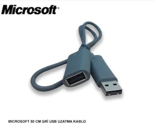 MICROSOFT USB UZATMA KABLO 1 METRE GRİ USB UZATMA KOABLOSU