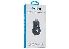 S-LINK SL-W20 GÖRÜNTÜ + SES AKTARICI ANYCAST M4 KABLOSUZ HDMI NOTEBOOK POWER  AKTARICI