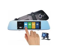 TECHLINK TE-102S ARAÇ İÇİ 1080P HD AYNALIK ÖN/ARKA GECE GÖRÜŞLÜ DOKUNMATİK EKRAN KAMERA