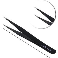 WELLHISE ST-10 CIMBIZ PROFESYONEL CIMBIZ ANTİSTATİK TWEEZERS MANYETİK OLMAYAN CIMBIZ 110MM
