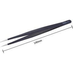 WELLHISE ST-11 CIMBIZ PROFESYONEL CIMBIZ ANTİSTATİK TWEEZERS MANYETİK OLMAYAN CIMBIZ 140MM