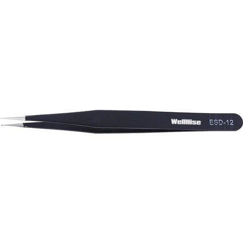 WELLHISE ST-12 CIMBIZ PROFESYONEL CIMBIZ ANTİSTATİK TWEEZERS MANYETİK OLMAYAN CIMBIZ 135MM