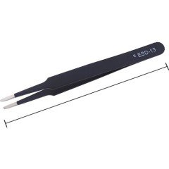 WELLHISE ST-13 CIMBIZ PROFESYONEL CIMBIZ ANTİSTATİK TWEEZERS MANYETİK OLMAYAN CIMBIZ 115MM