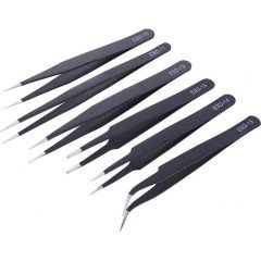 CIMBIZ SETİ  PROFESYONEL CIMBIZ ANTİSTATİK TWEEZERS MANYETİK OLMAYAN CIMBIZ SETİ 6'LI CIMBIZ SET