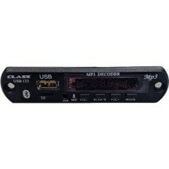 CLASS-123 OTO AUX-SD-USB MİKROFONLU KUMANDALI MP3 ÇALAR BLUETOOTH ÇEVİRİCİ MODÜL