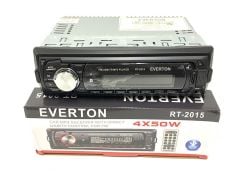 EVERTON RT-2015 OTO TEYP 4x50W USB/SD/FM/AUX/MP3  BLUETOOTHLU MEKANİKSİZ OTO TEYP