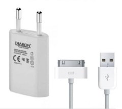 Dıaron DRN-8712 Telefon Şarj Aleti İphone 4 Güvenli ve Hızlı Şarj