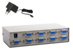 S-LINK MSV-1815 MONİTÖR SPLITTER 8 VGA 150MHZ75ΩDC 9V 50/60Hz 5W MONİTÖR SPLITTER