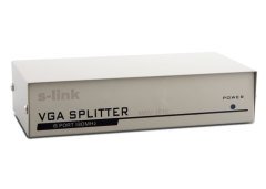S-LINK MSV-1815 MONİTÖR SPLITTER 8 VGA 150MHZ75ΩDC 9V 50/60Hz 5W MONİTÖR SPLITTER