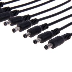 ERKEK POWER VOLTAJ KABLOSU 5.5 x 2.1 MM 10 ADET ERKEK POWER KABLO