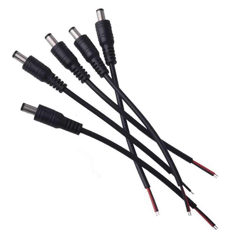 ERKEK POWER VOLTAJ KABLOSU 5.5 x 2.1 MM 10 ADET ERKEK POWER KABLO