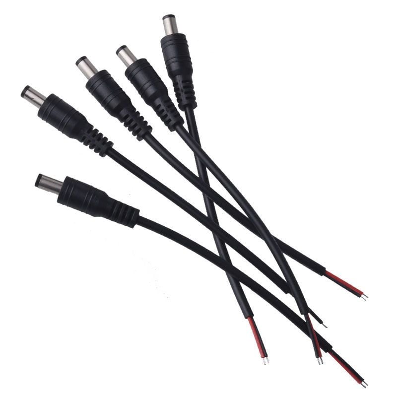 ERKEK POWER VOLTAJ KABLOSU 5.5 x 2.1 MM 100 ADET ERKEK POWER KABLO