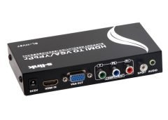 S-LINK SL-HV67 ÇEVİRİCİ DC/5V HDMI TO VGA+YPBPR ÇEVİRİCİ