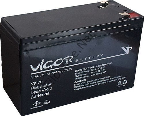 VİGOR KURU AKÜ 12V 9AH  20HR AKÜ