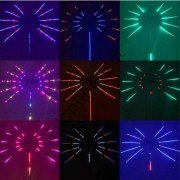 RANCHİ RC-12947 LED IŞIK 115CM ÇAP ANİMASYONLU RGB YILDIZ KAYAR LED 5V YSB GİRİŞLİ