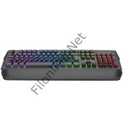 RAMPAGE KB-R62 CLASSY RGB AYDINLATMALI MAKROLU BİLEKLİK DESTEKLİ GAMING OYUNCU KLAVYESİ