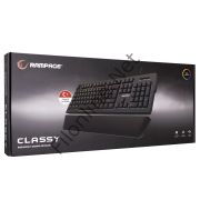 RAMPAGE KB-R62 CLASSY RGB AYDINLATMALI MAKROLU BİLEKLİK DESTEKLİ GAMING OYUNCU KLAVYESİ